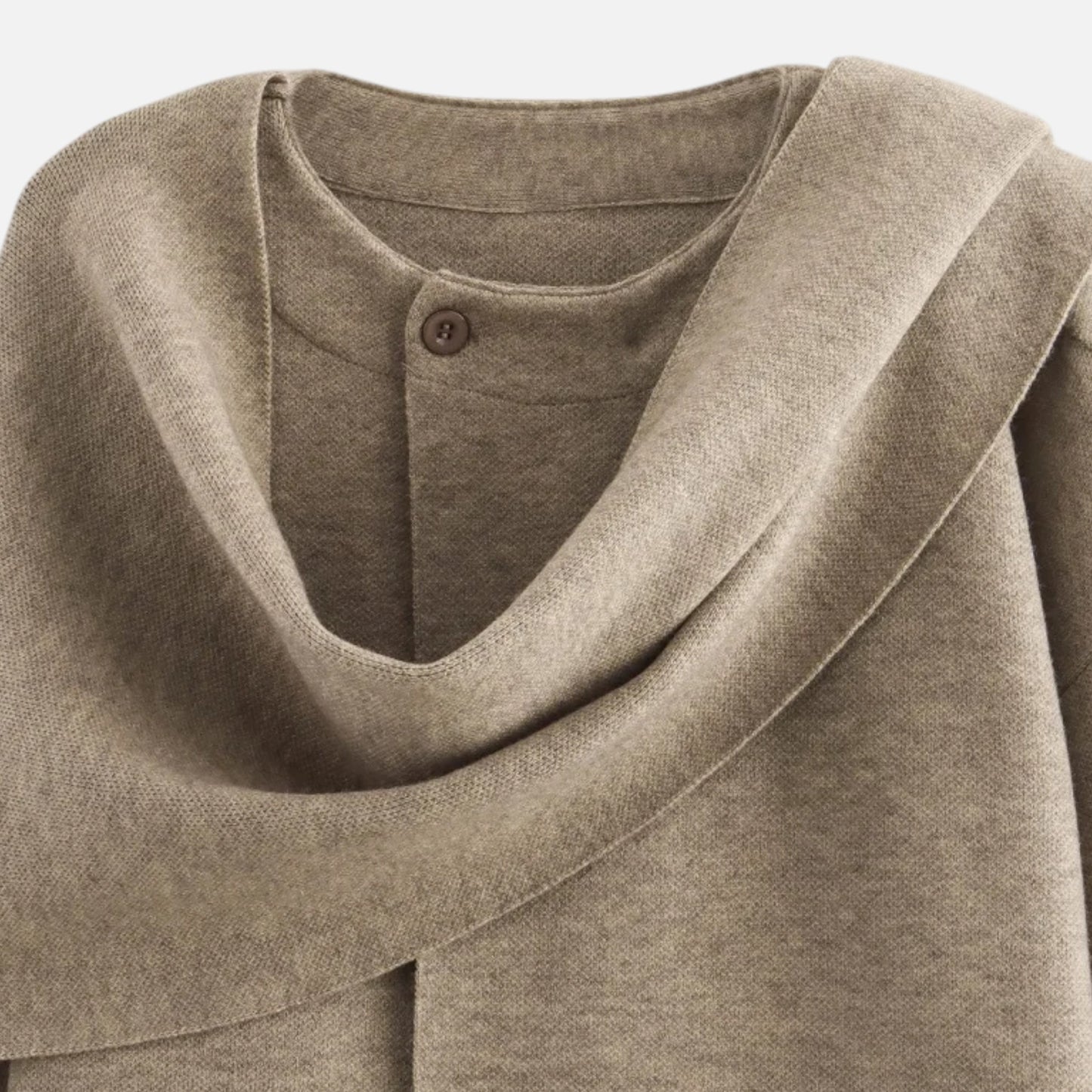 Women’s Elegant Woven Sweater-Coat