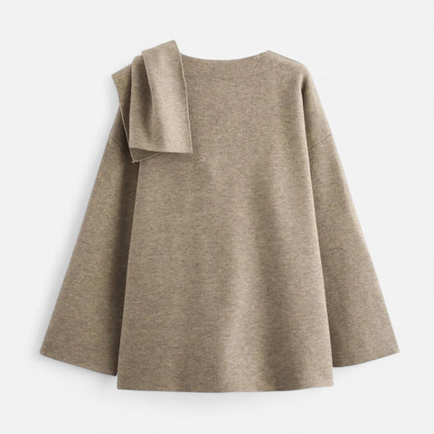 Women’s Elegant Woven Sweater-Coat