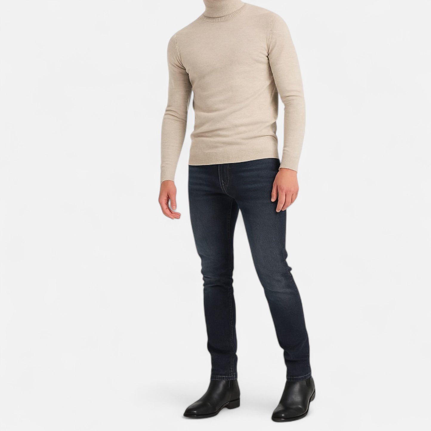 Celvarin | Men’s Cashmere Blend Turtleneck