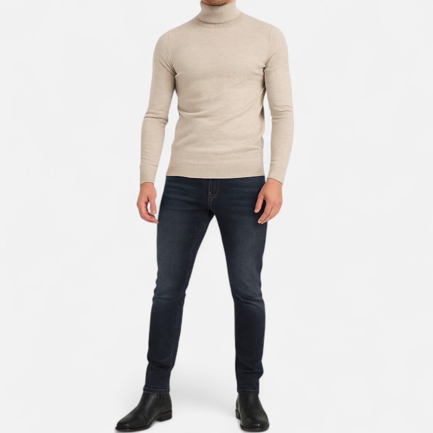 Celvarin | Men’s Cashmere Blend Turtleneck
