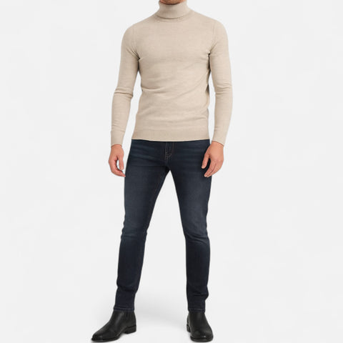 Celvarin | Men’s Cashmere Blend Turtleneck