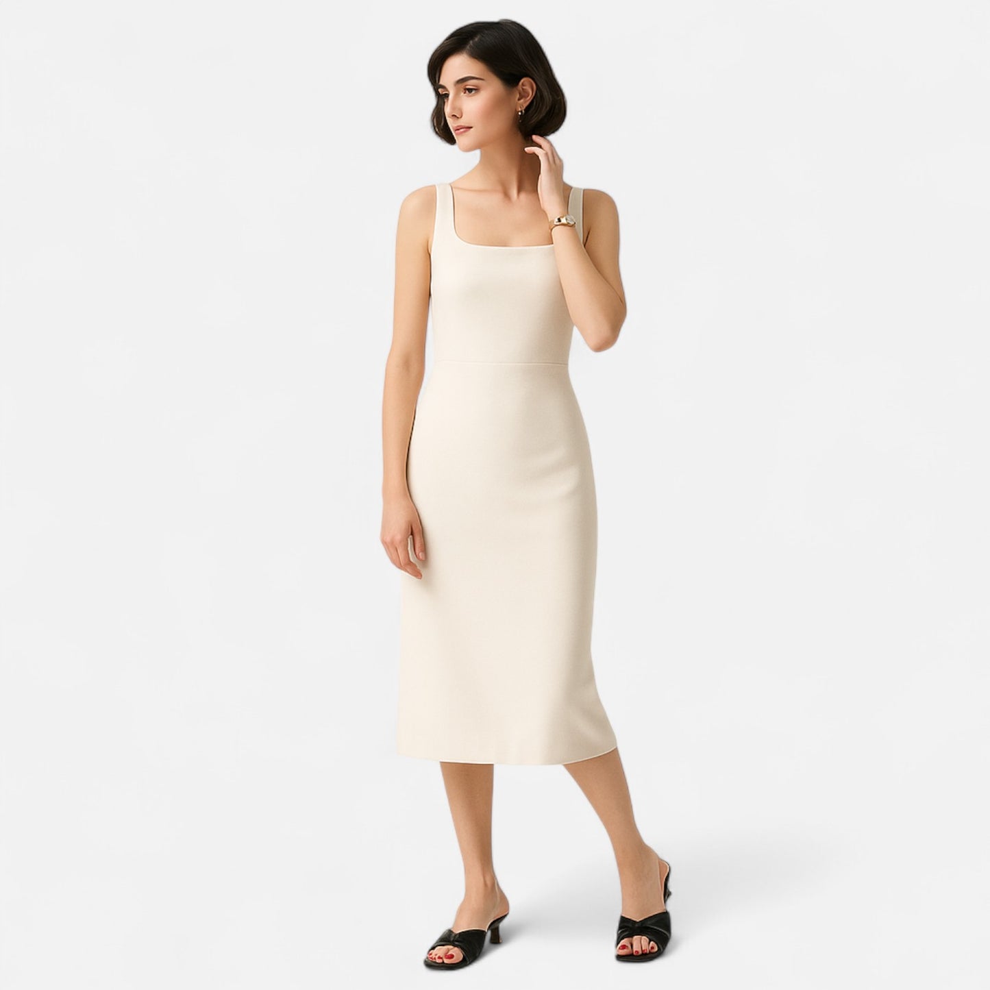 Celvarin | Women’s Premium Pointed Slip-On High Heel Mules