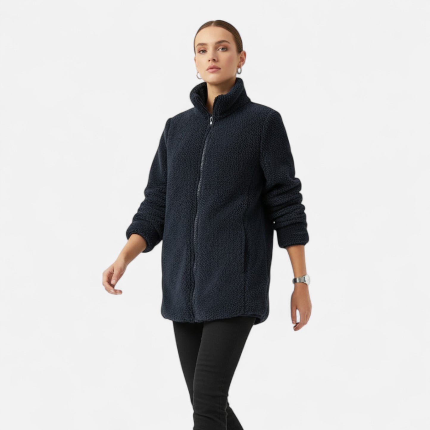 Women’s Refined Plush Coat