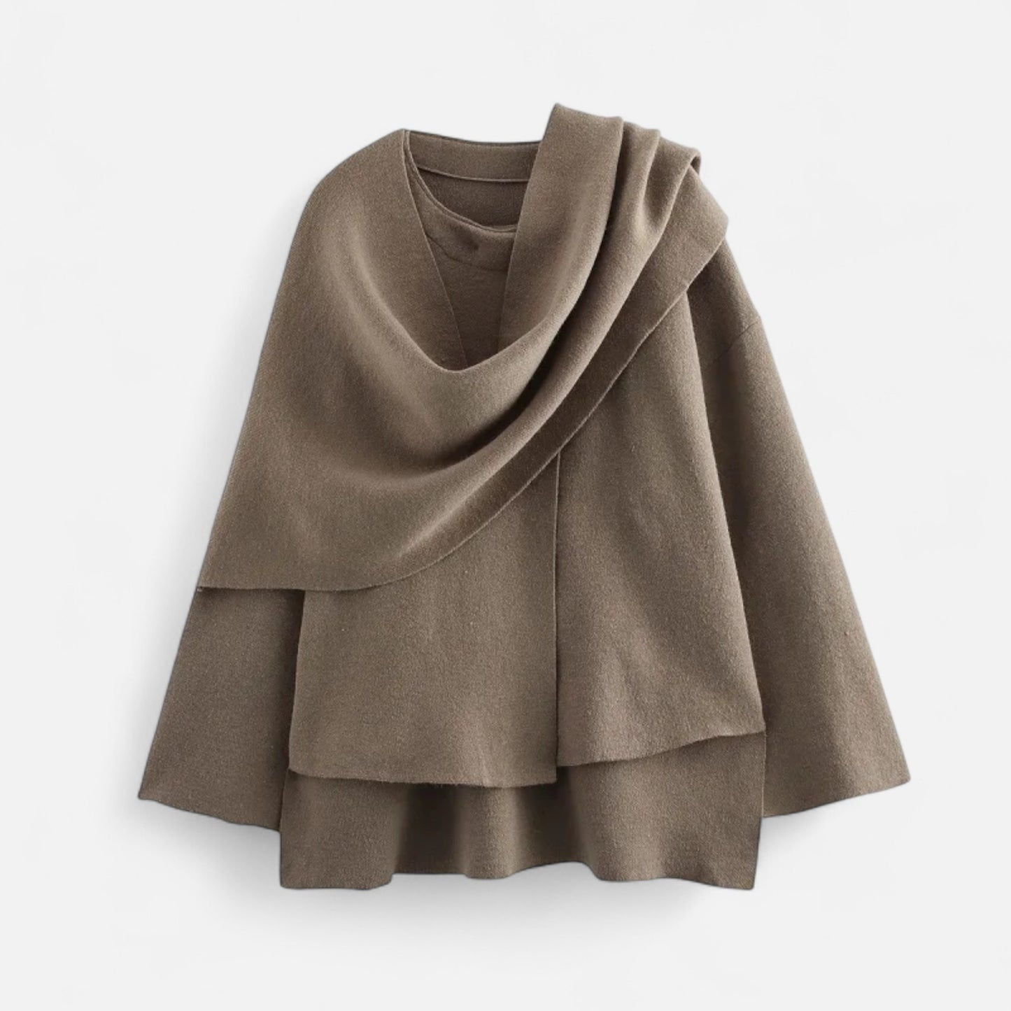 Women’s Elegant Woven Sweater-Coat