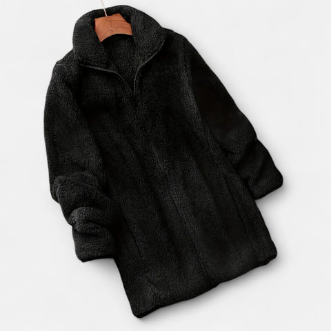 Women’s Refined Plush Coat