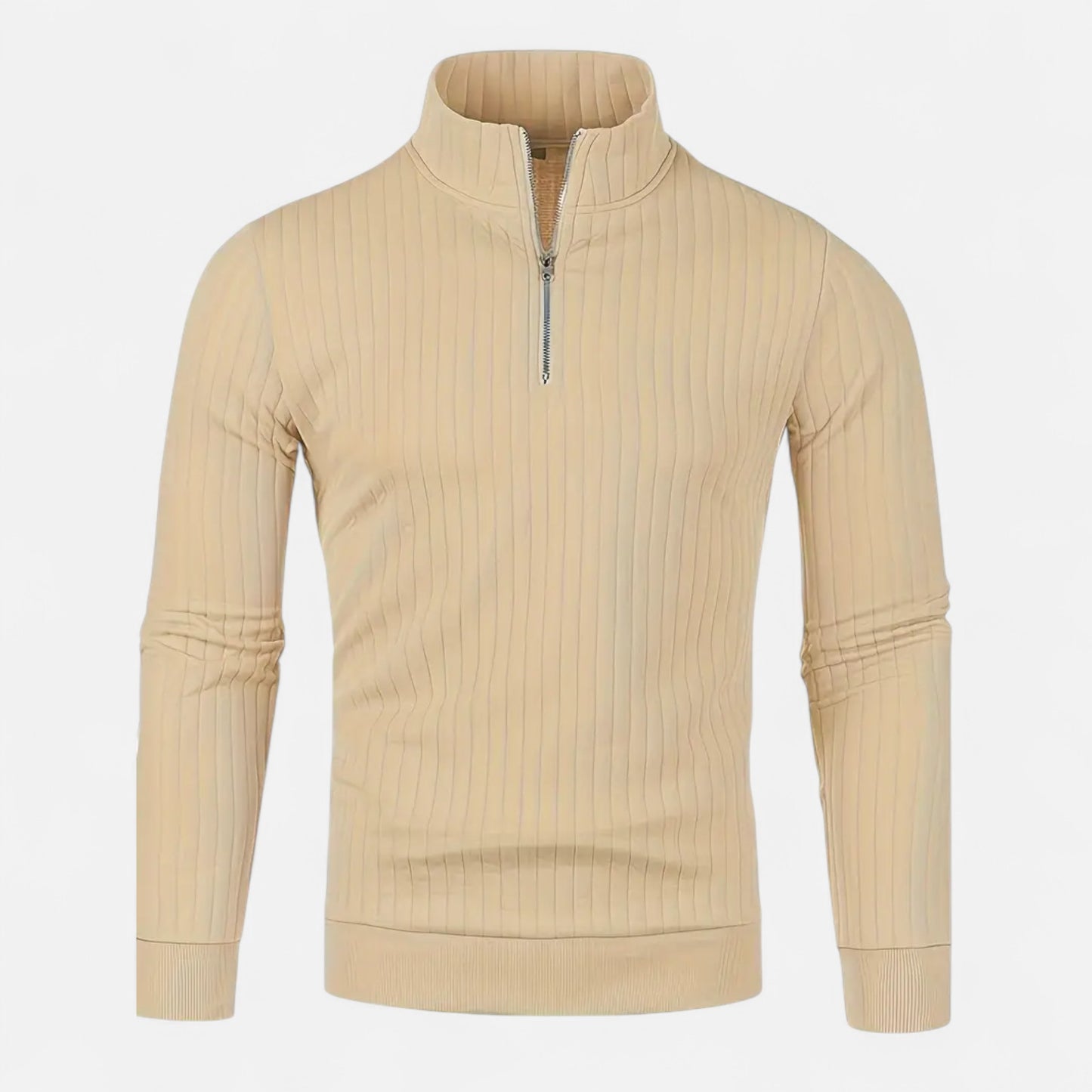 Celvarin | Men’s Quarter-Zip High Neck Sweater