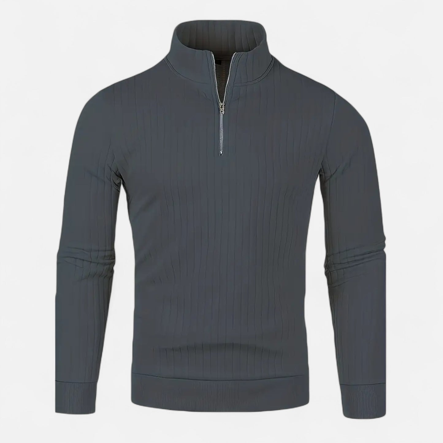 Celvarin | Men’s Quarter-Zip High Neck Sweater