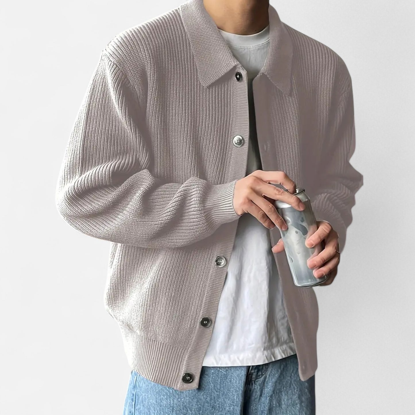 Celvarin | Men’s Academic Knit Cardigan