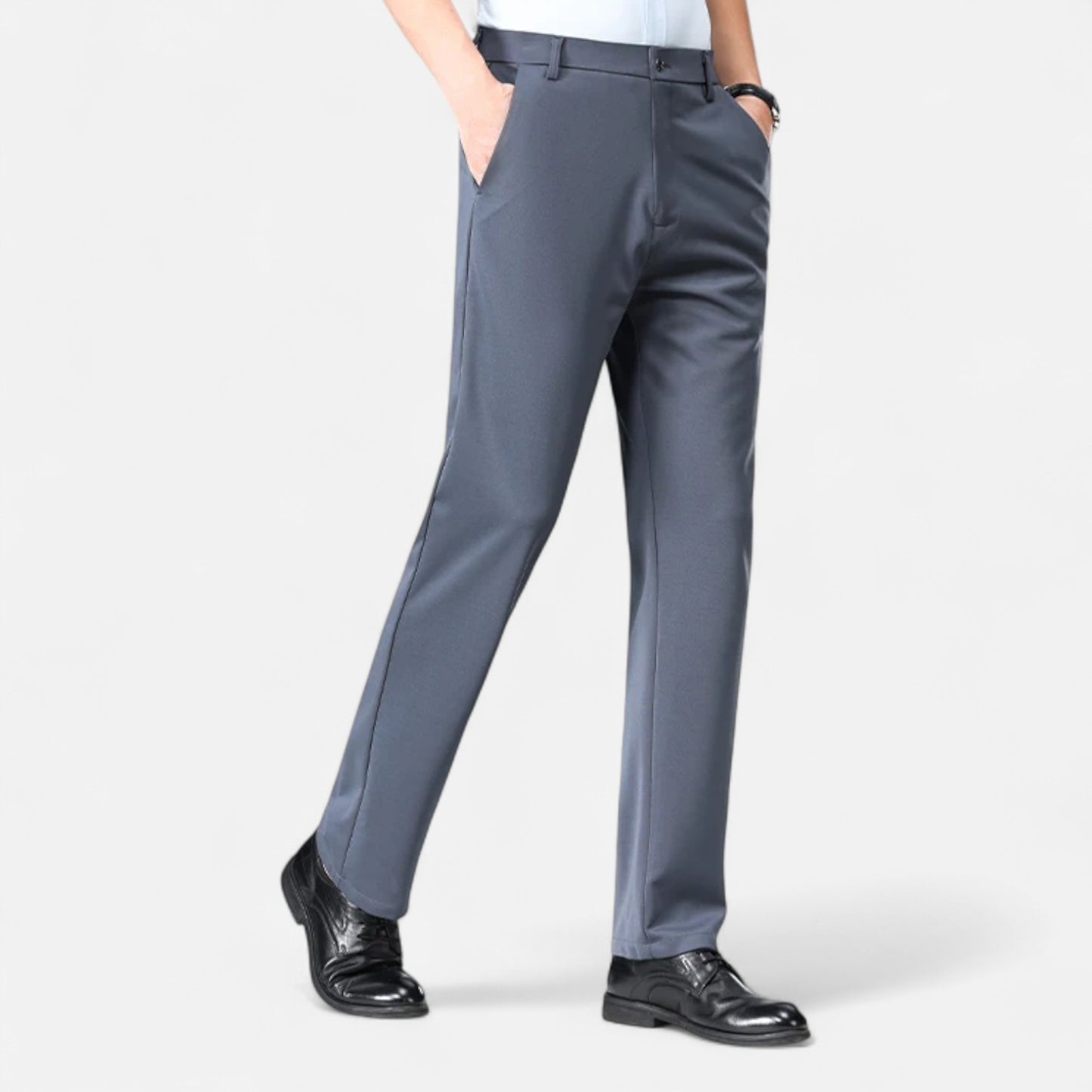 Celvarin | Herre Premium Slim Fit Business Bukser i Letvægtsstof