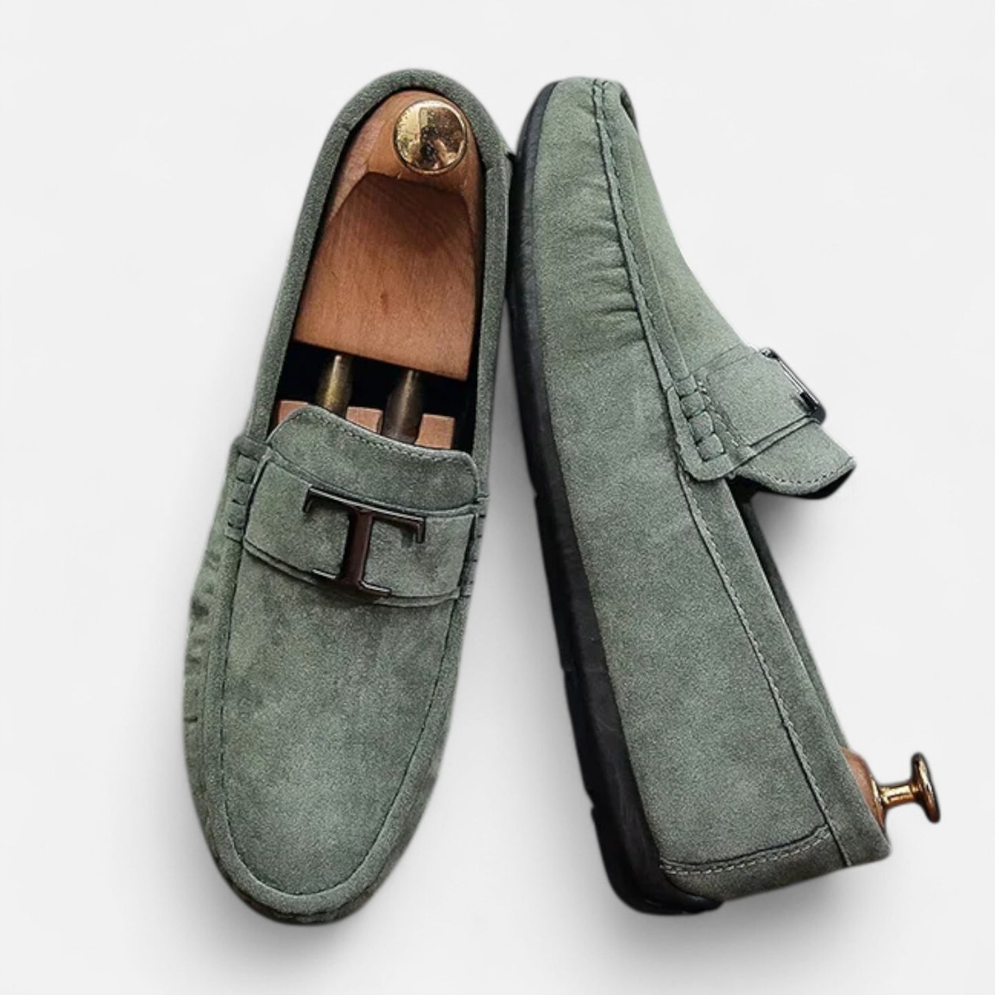 Celvarin | Men’s Premium Genuine Leather Slip-On Loafers – Soft Sole