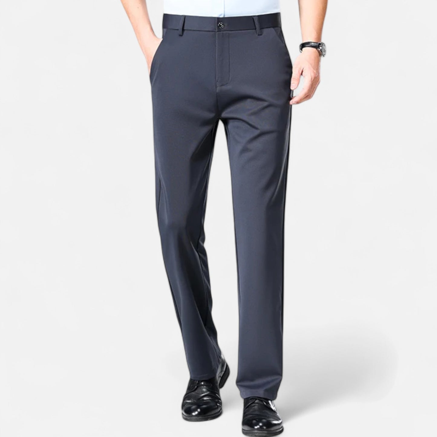 Celvarin | Herre Premium Slim Fit Business Bukser i Letvægtsstof