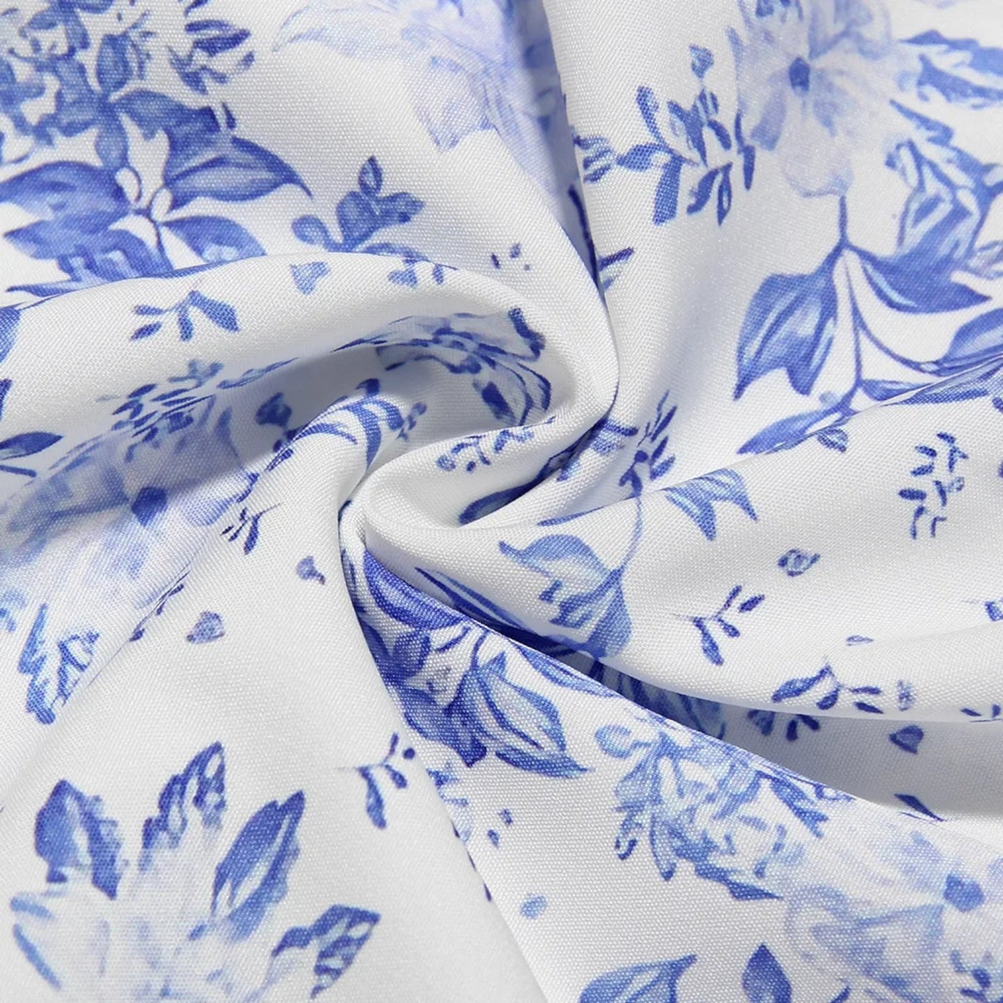Celvarin | Women’s Premium Floral Print Midi Summer Dress with Spaghetti Straps