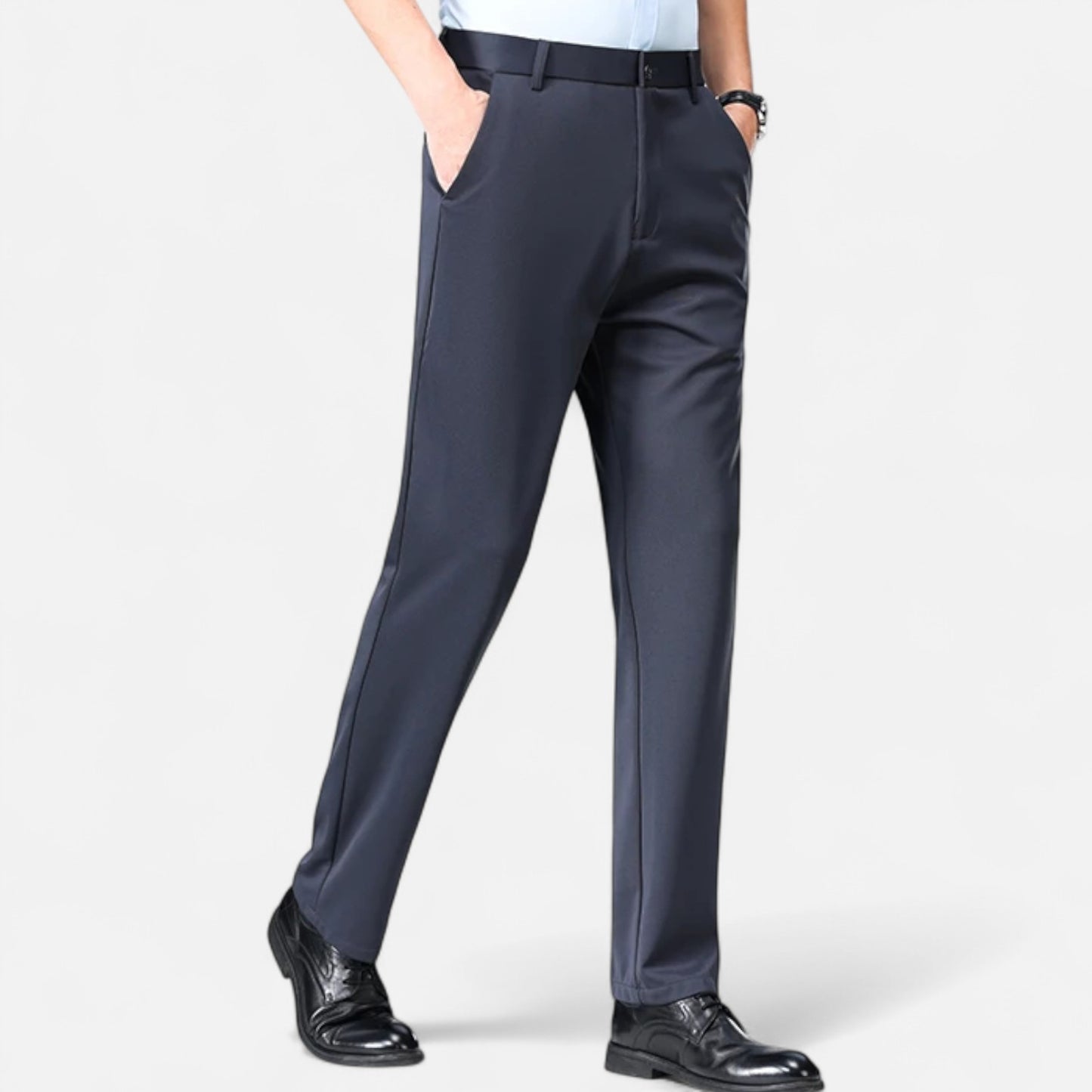 Celvarin | Herre Premium Slim Fit Business Bukser i Letvægtsstof