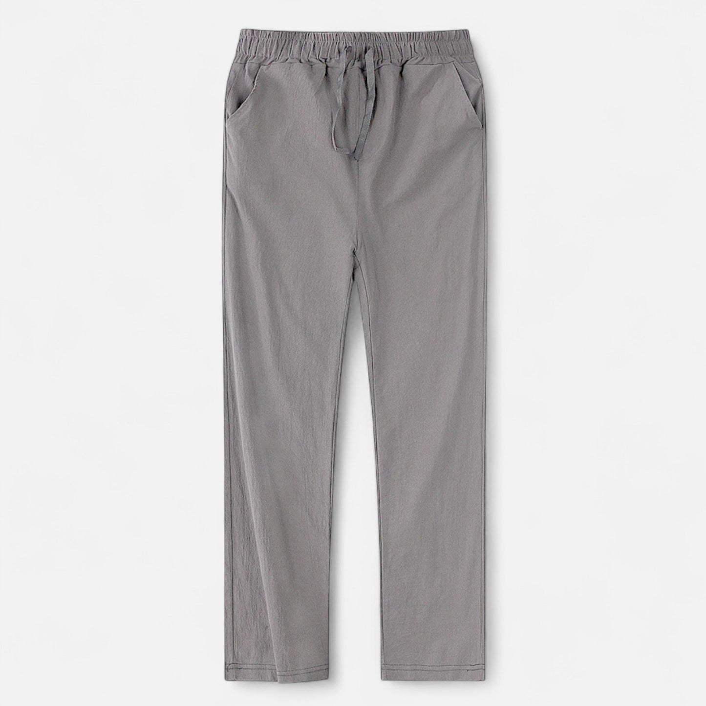 Celvarin | Men’s Premium Cotton-Linen Trousers with Elastic Waist
