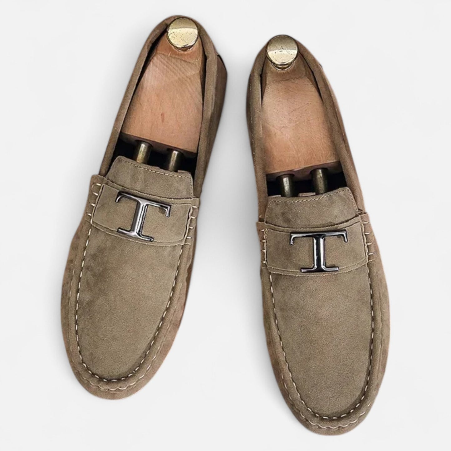 Celvarin | Men’s Premium Genuine Leather Slip-On Loafers – Soft Sole