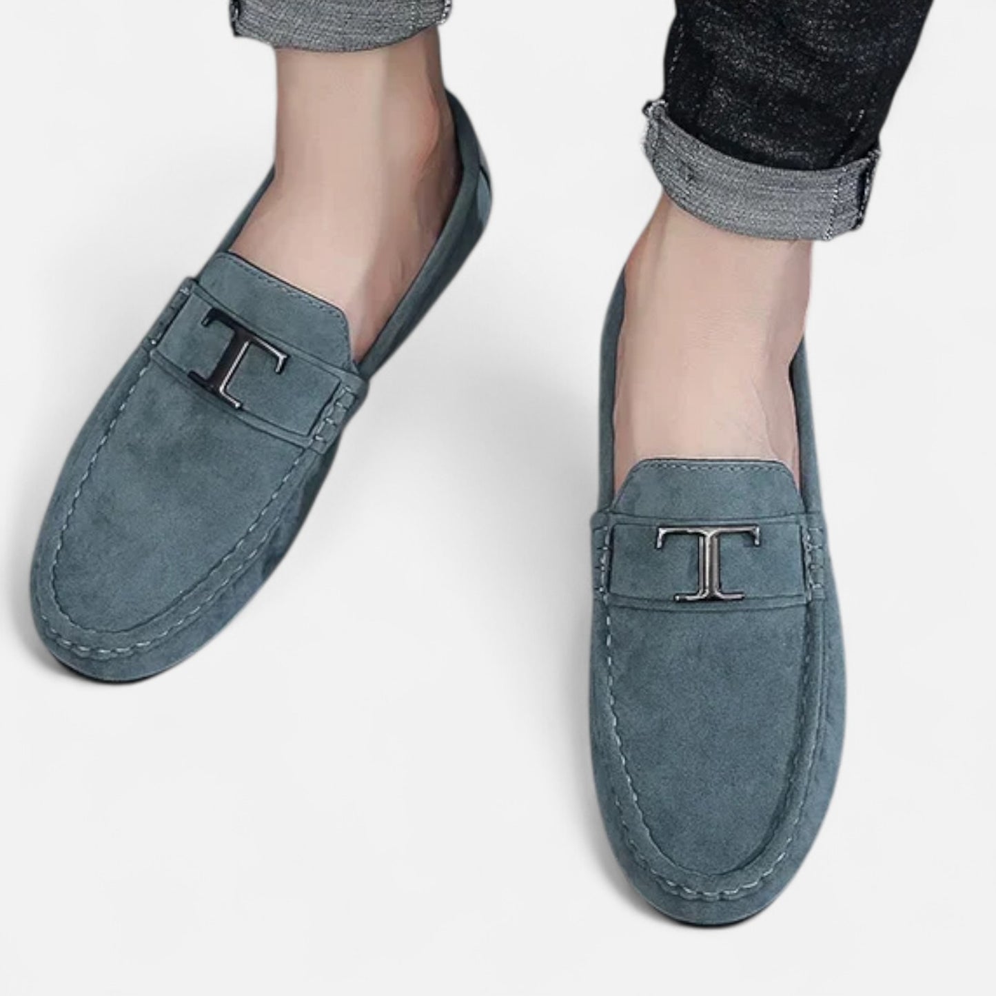 Celvarin | Men’s Premium Genuine Leather Slip-On Loafers – Soft Sole