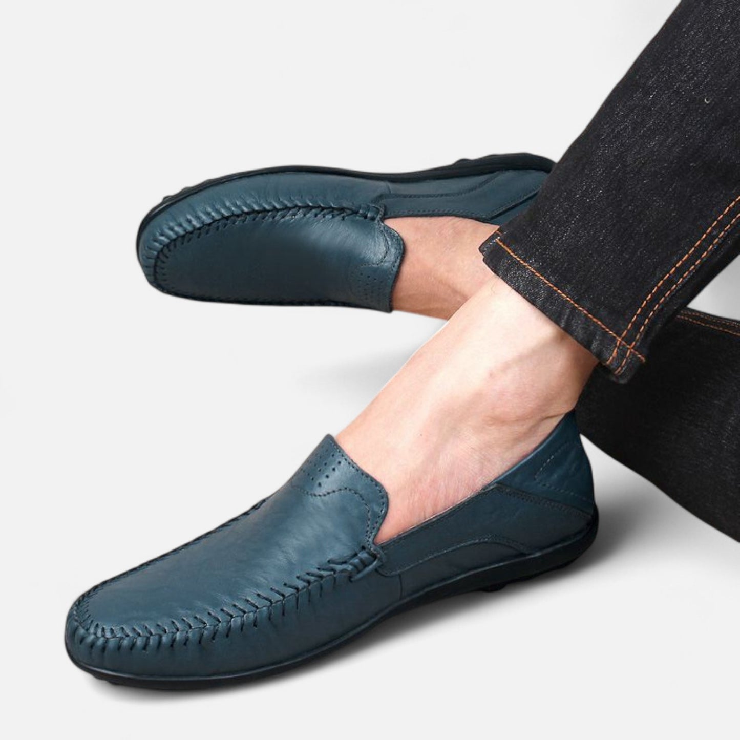 Celvarin | Men’s Premium Genuine Leather Slip-On Loafers – Italian Design