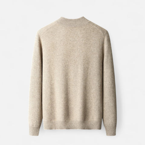 Celvarin | Men’s Merino Wool Zip Cardigan