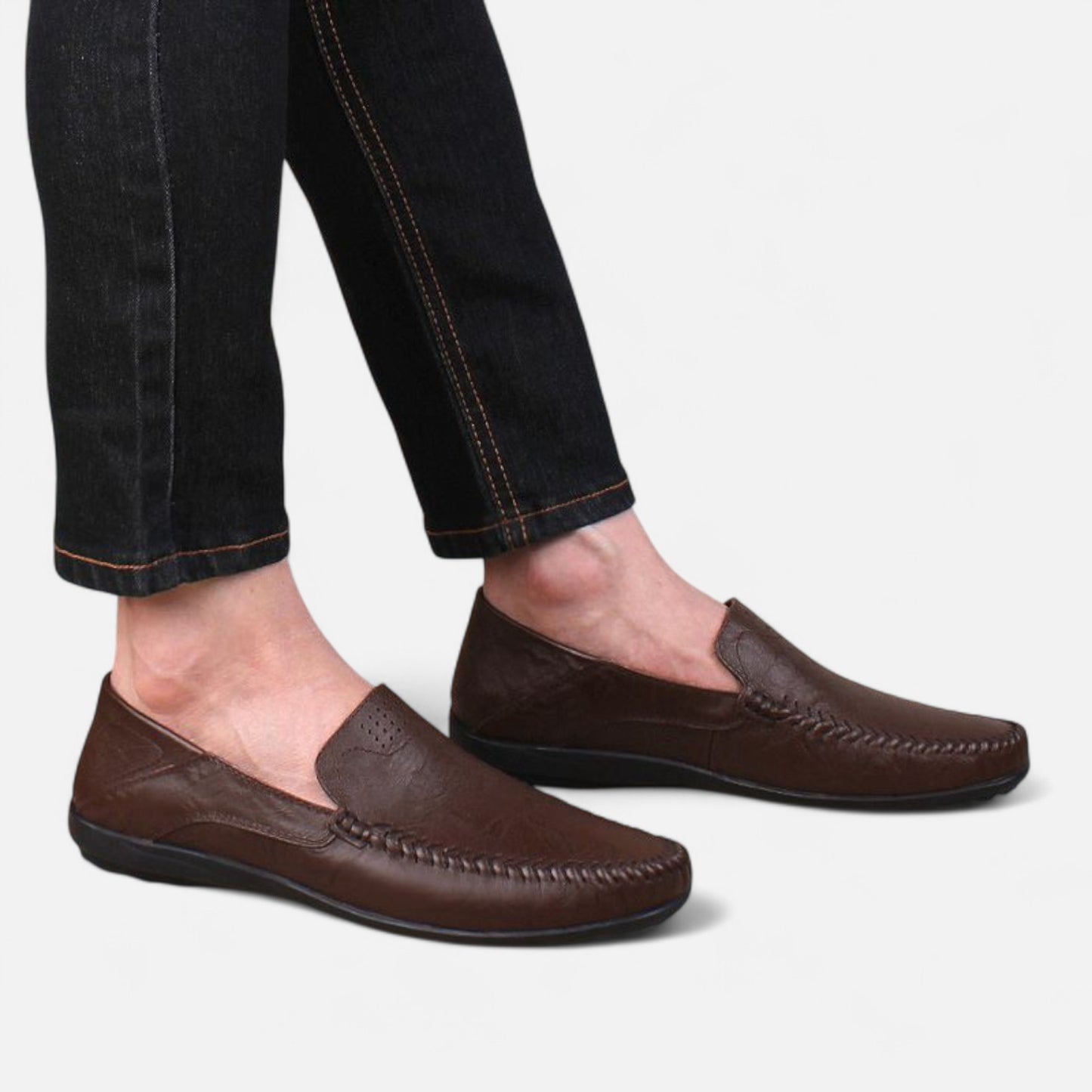 Celvarin | Men’s Premium Genuine Leather Slip-On Loafers – Italian Design