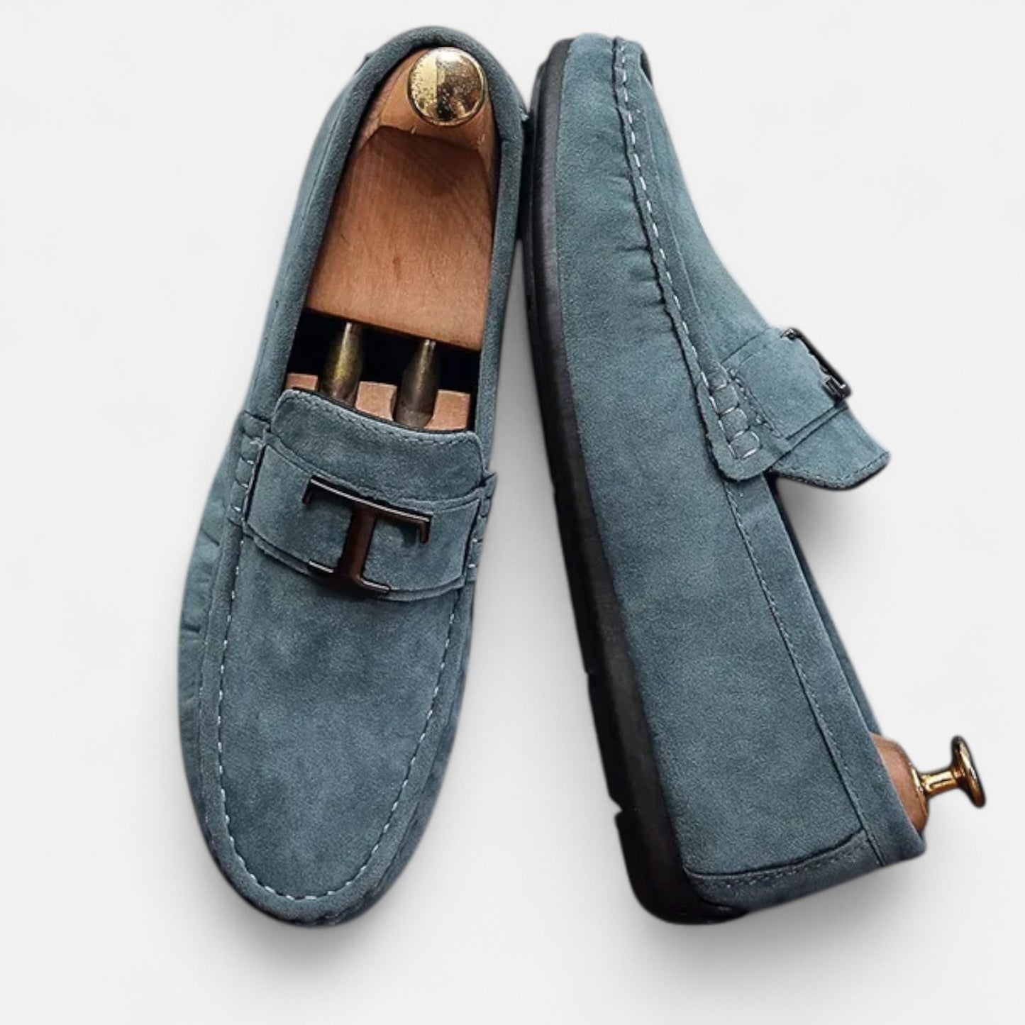 Celvarin | Men’s Premium Genuine Leather Slip-On Loafers – Soft Sole