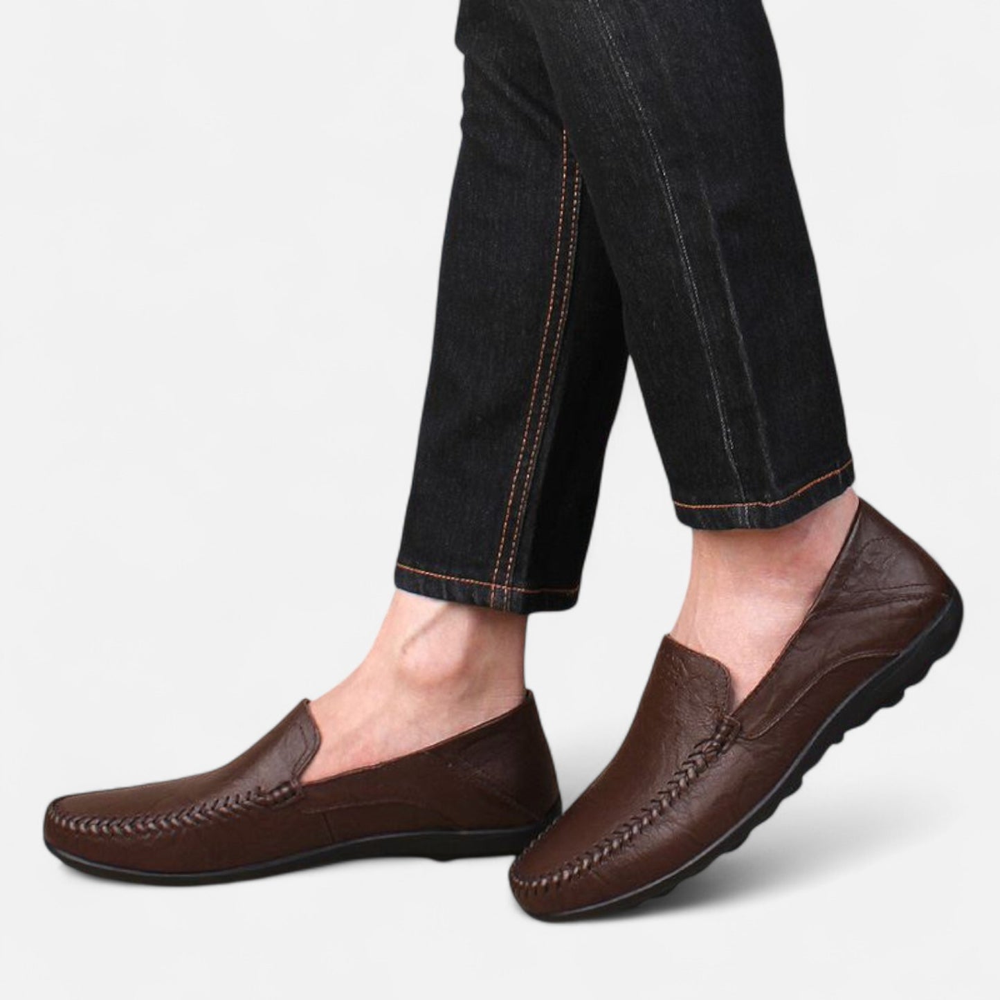 Celvarin | Men’s Premium Genuine Leather Slip-On Loafers – Italian Design