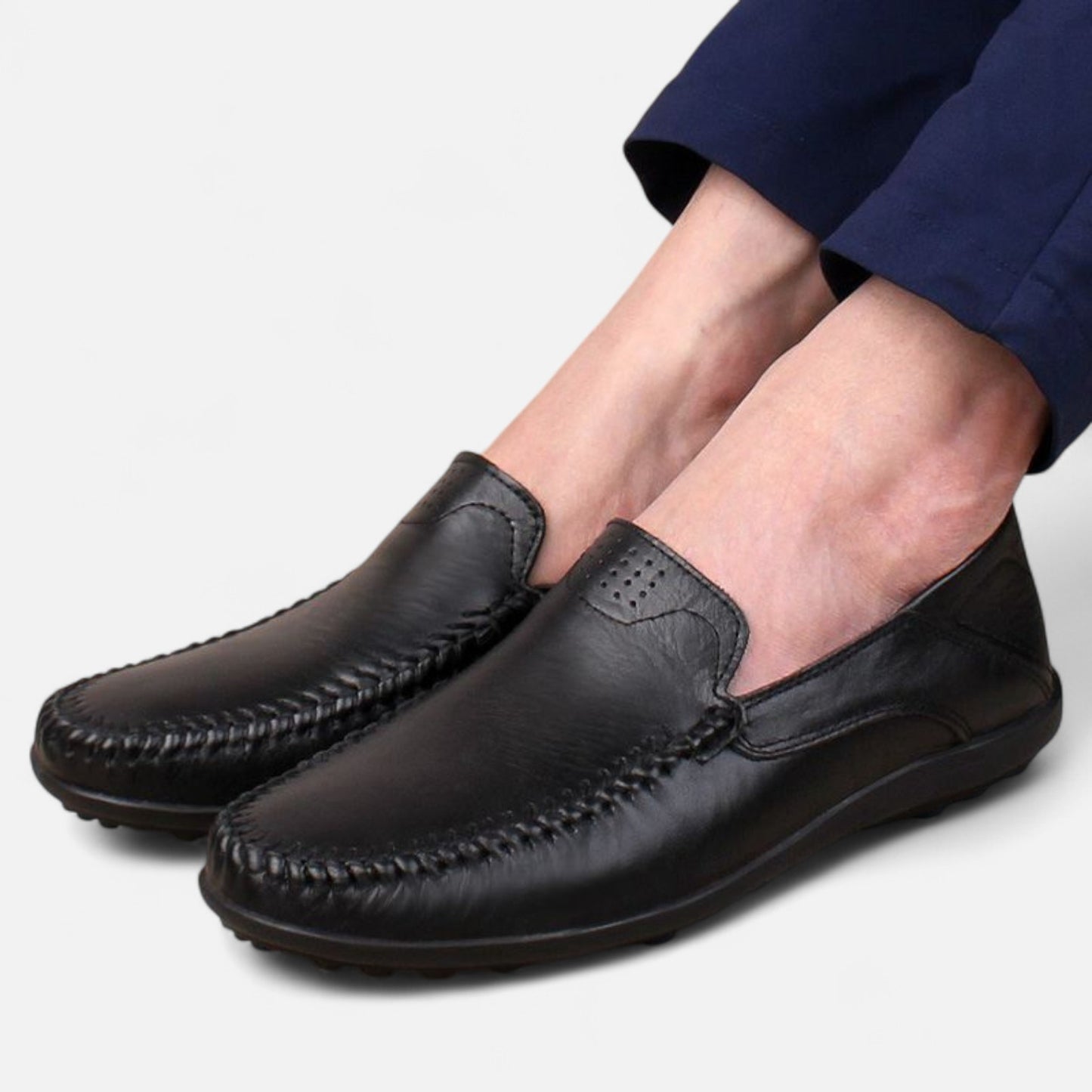 Celvarin | Men’s Premium Genuine Leather Slip-On Loafers – Italian Design