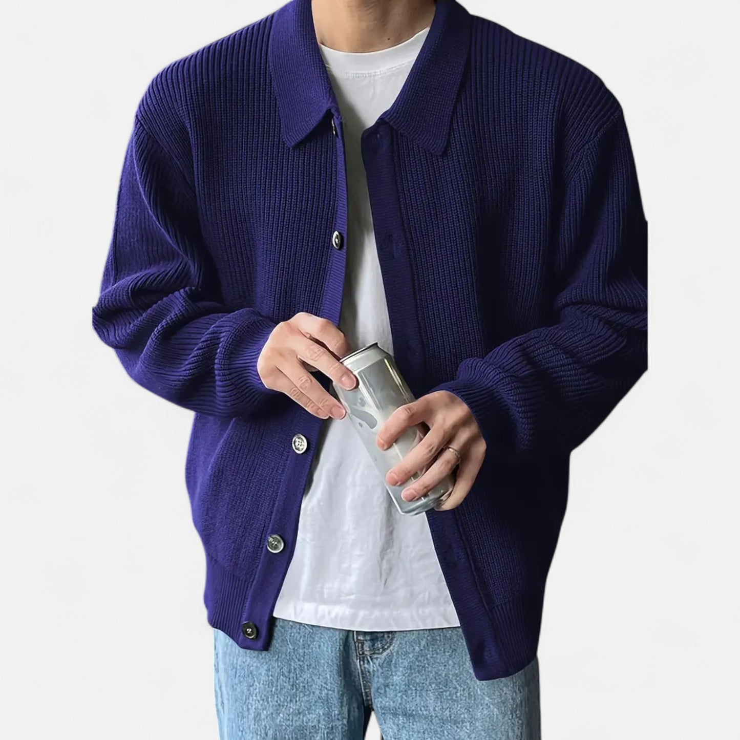 Celvarin | Men’s Academic Knit Cardigan