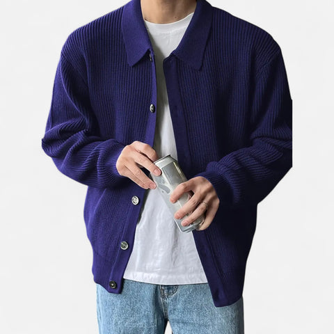 Celvarin | Men’s Academic Knit Cardigan