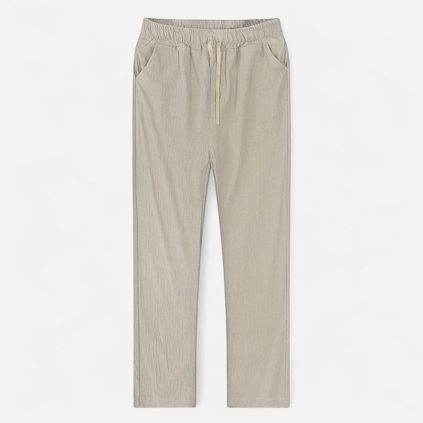 Celvarin | Men’s Premium Cotton-Linen Trousers with Elastic Waist