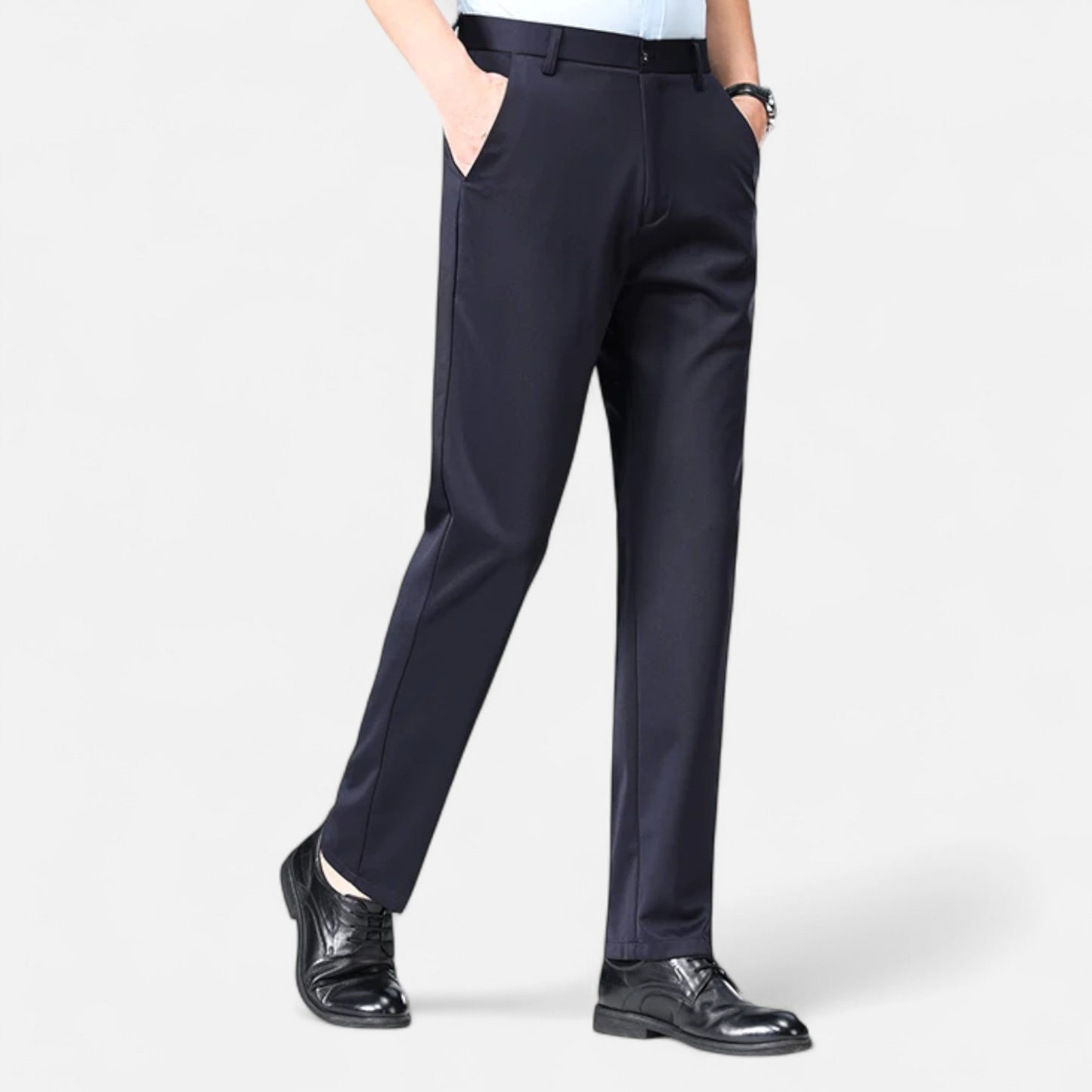 Celvarin | Herre Premium Slim Fit Business Bukser i Letvægtsstof