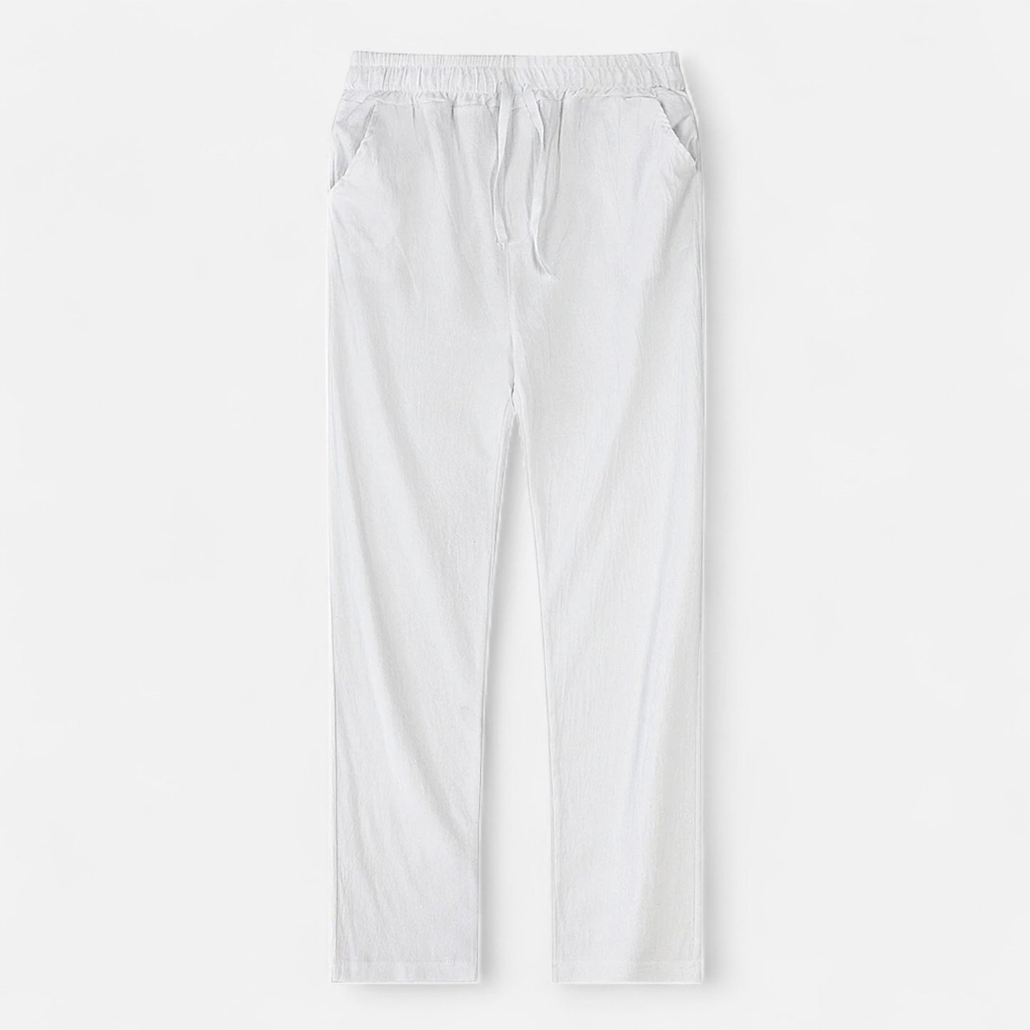 Celvarin | Men’s Premium Cotton-Linen Trousers with Elastic Waist