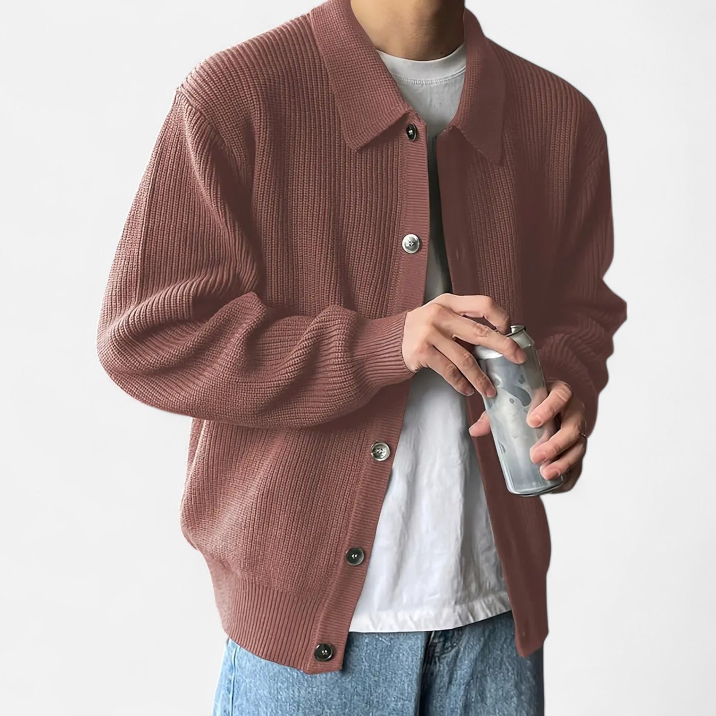 Celvarin | Men’s Academic Knit Cardigan