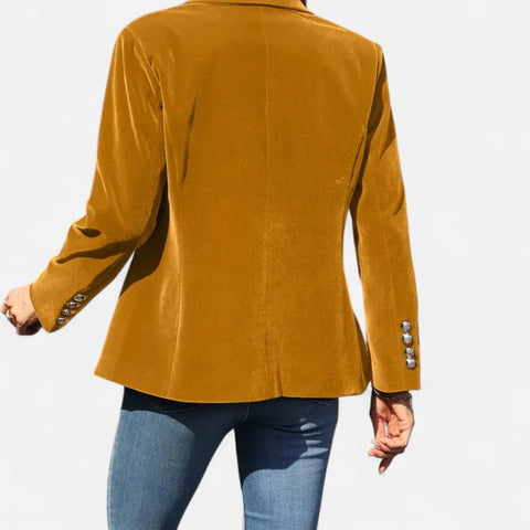 Women’s Heritage Blazer – Refined One-Button Design