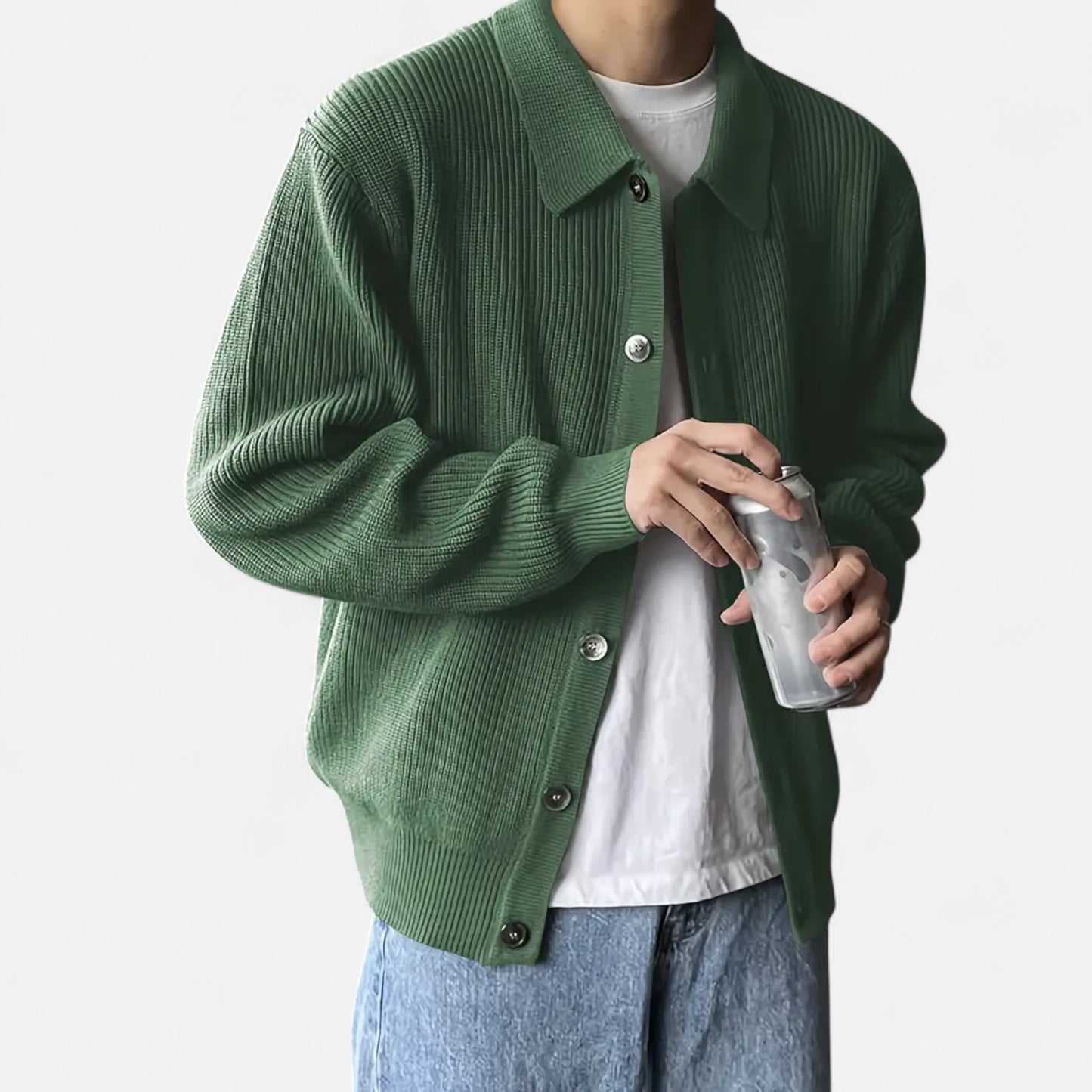 Celvarin | Men’s Academic Knit Cardigan