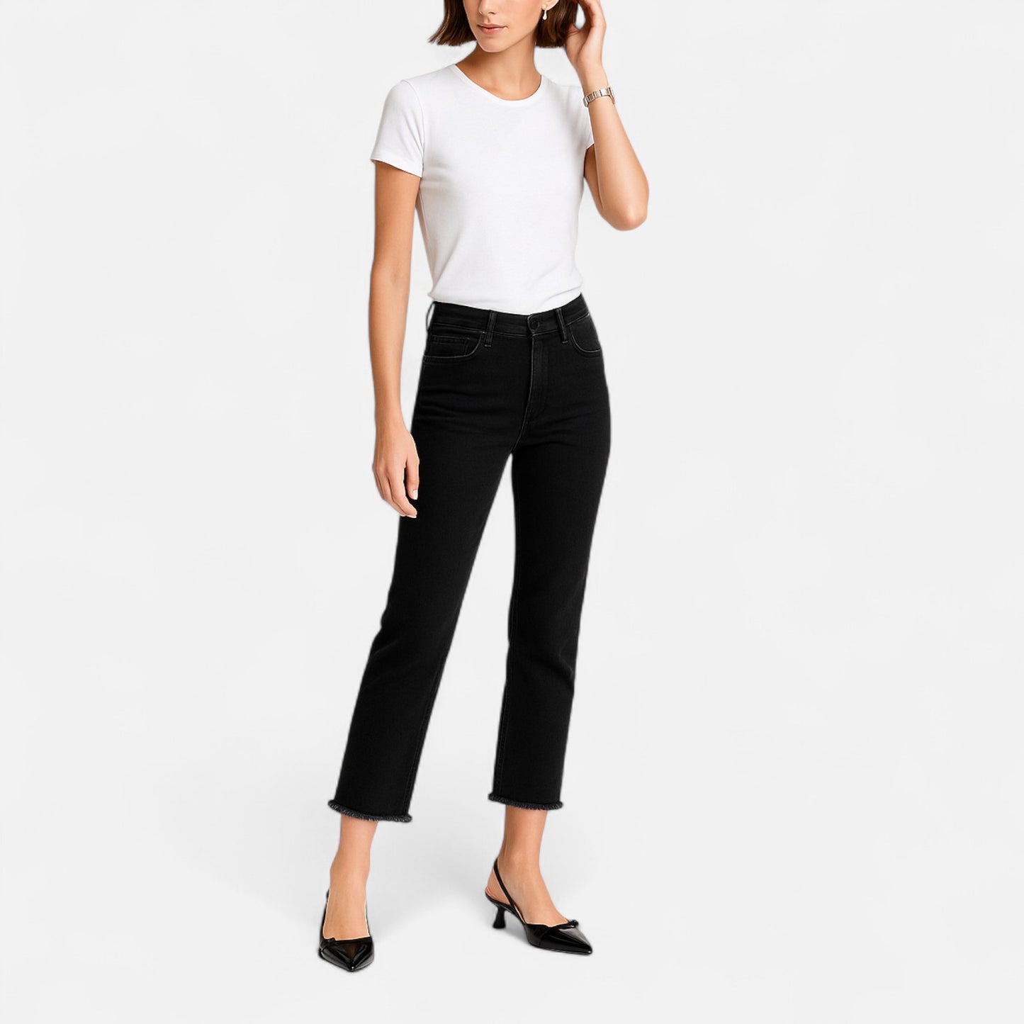 Celvarin | Women’s Premium Slingback Pumps with Pointed Toe and Mid Heel