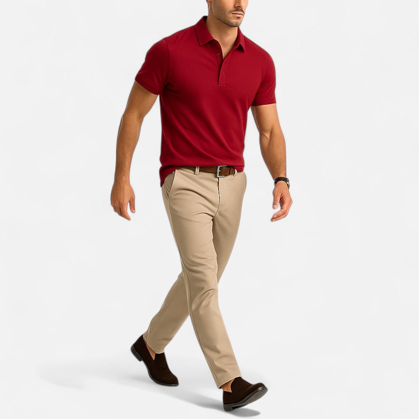Celvarin | Men’s Premium Short-Sleeve Cotton Polo Shirt