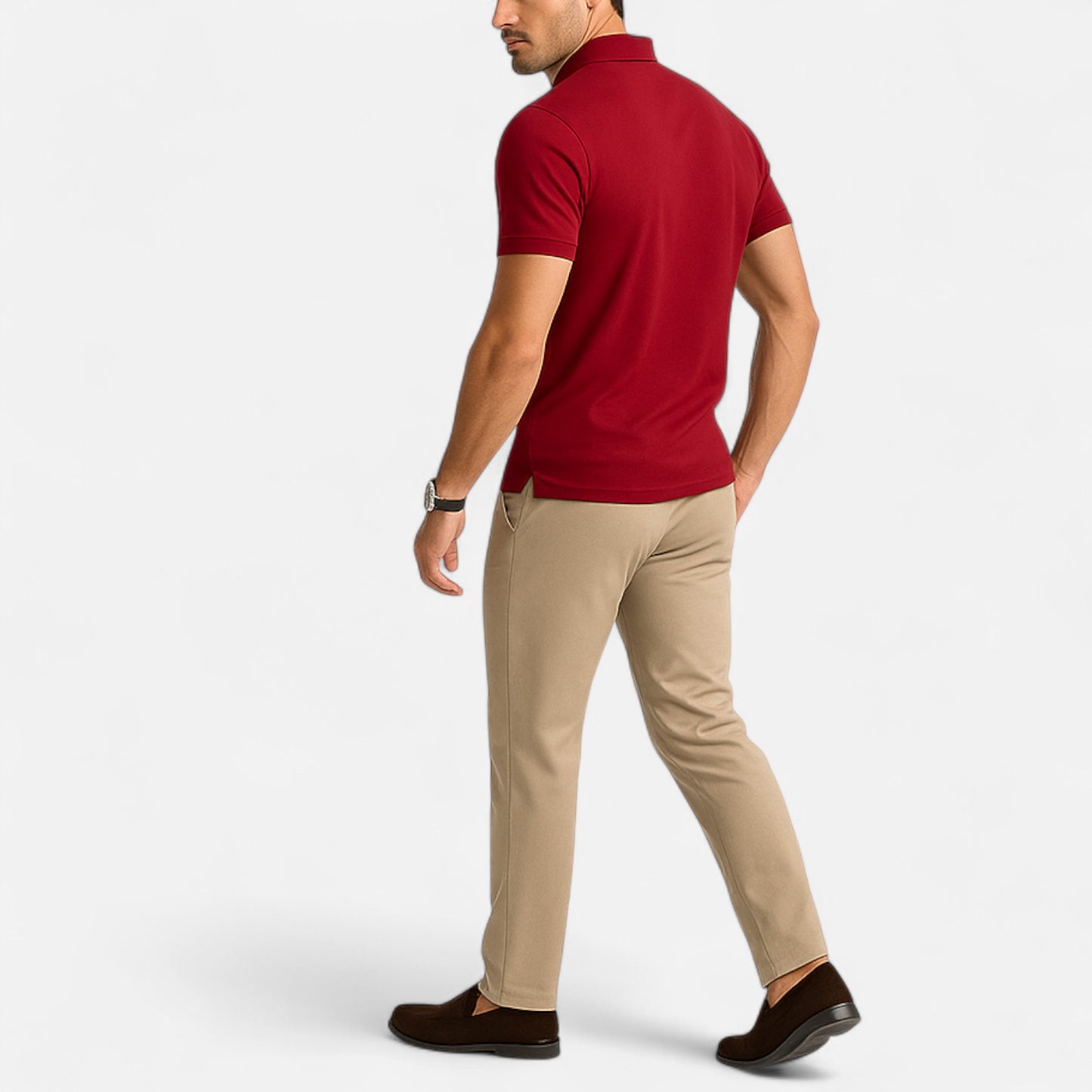 Celvarin | Men’s Premium Short-Sleeve Cotton Polo Shirt