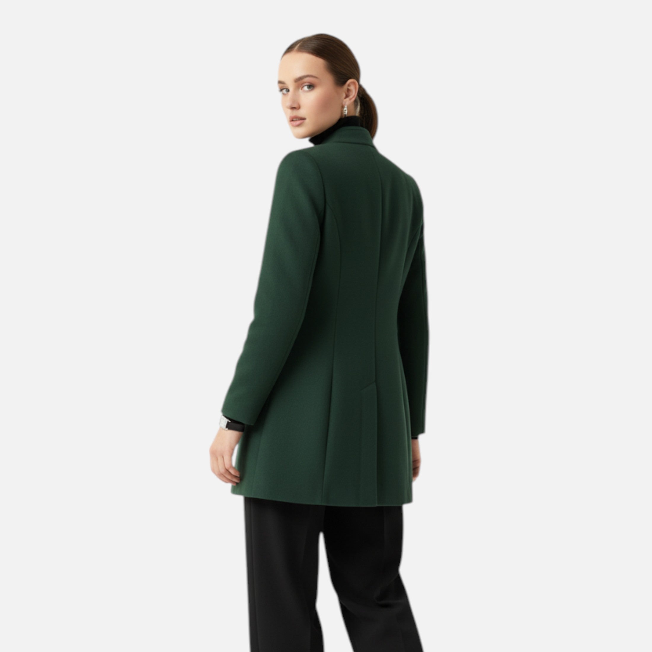 Women’s Elegant Asymmetric Trench Coat