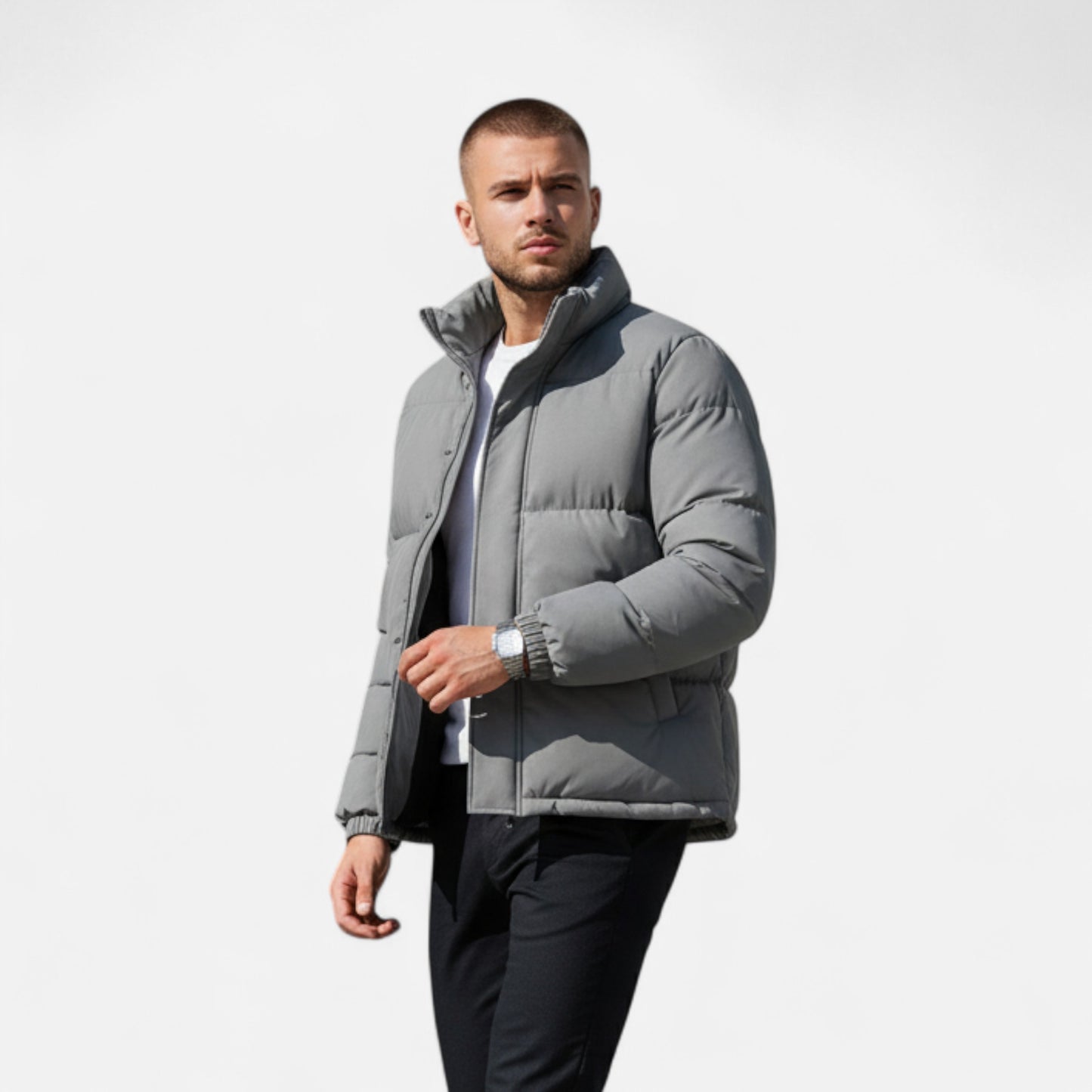 Men’s Waterproof Plus Size Puffer Jacket