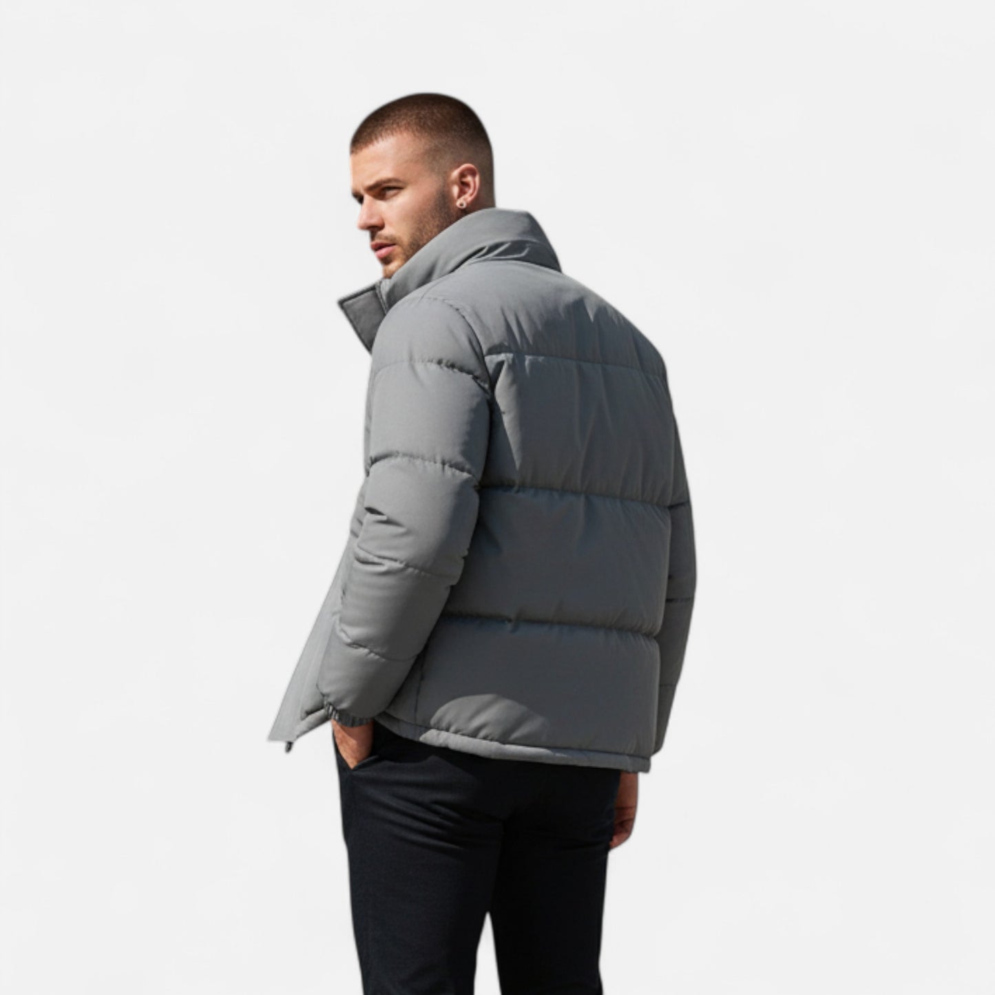 Men’s Waterproof Plus Size Puffer Jacket