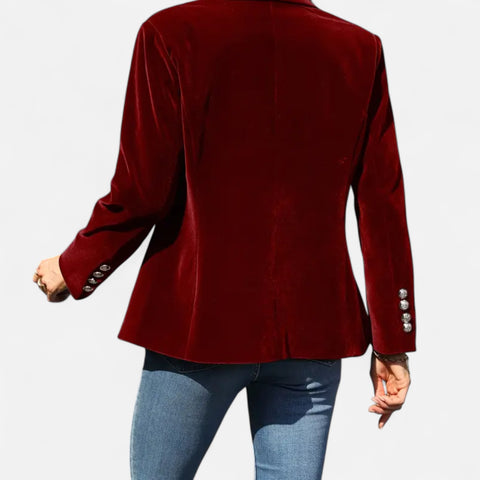 Women’s Heritage Blazer – Refined One-Button Design
