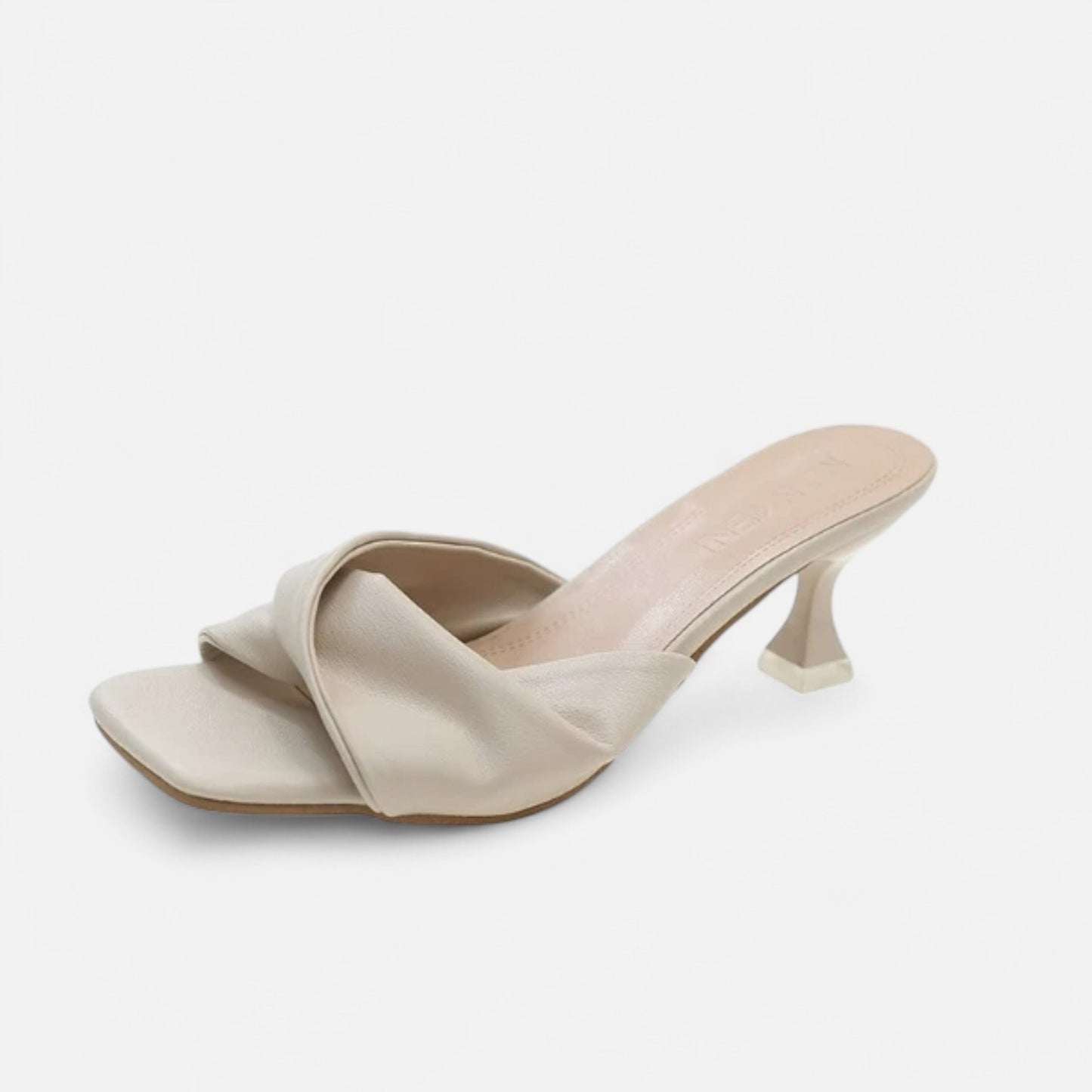 Celvarin | Dame Premium Spidse Slip-On Højhælede Mules