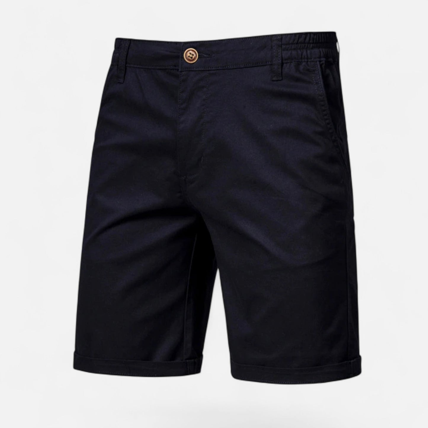 Celvarin | Men’s Premium Cotton Shorts with Elastic Waist