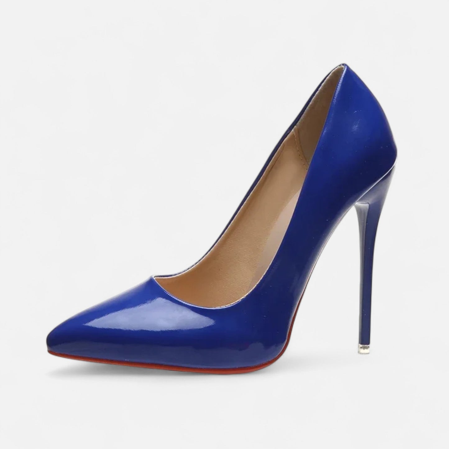 Celvarin | Women’s Premium Red Stilettos with Pointed Toe and Elegant Heel