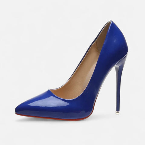 Celvarin | Women’s Premium Red Stilettos with Pointed Toe and Elegant Heel