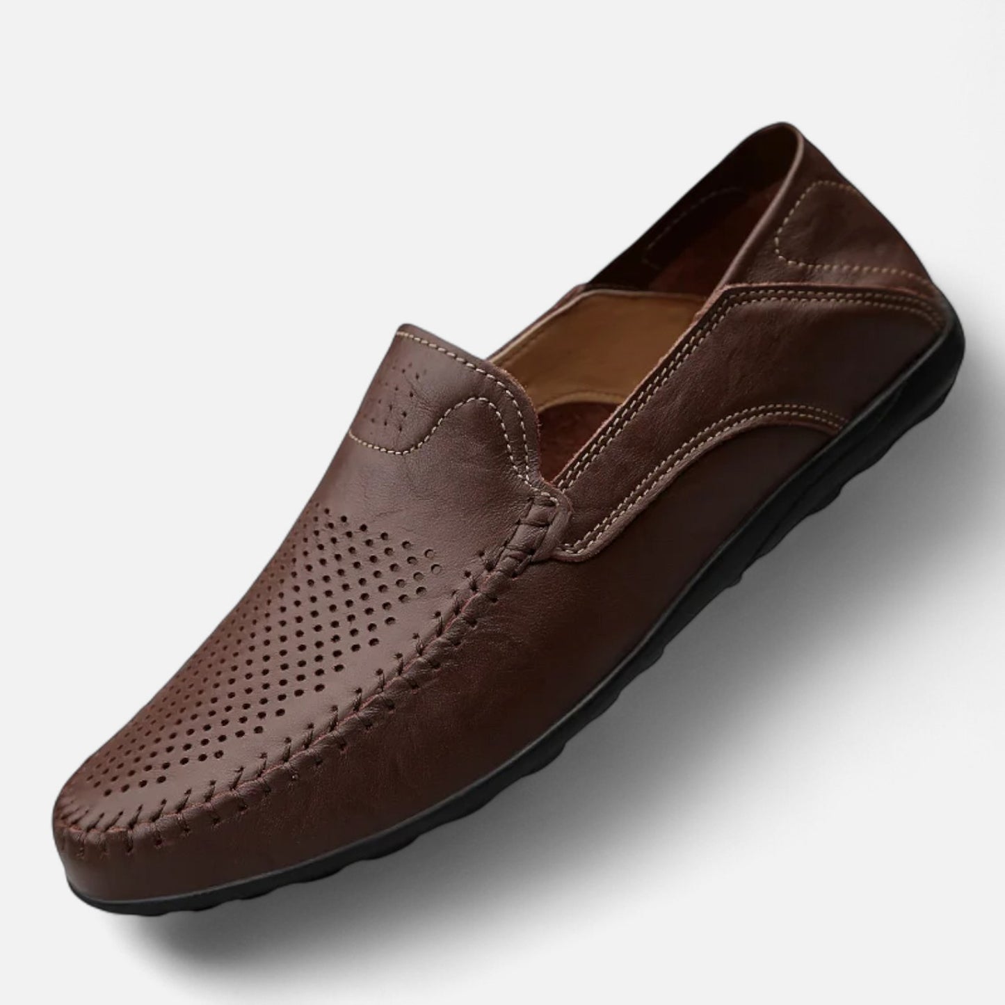 Celvarin | Men’s Premium Genuine Leather Slip-On Loafers – Italian Design