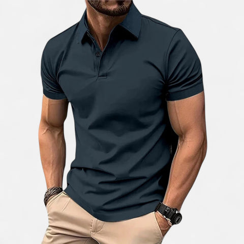 Celvarin | Men’s Premium Short-Sleeve Cotton Polo Shirt