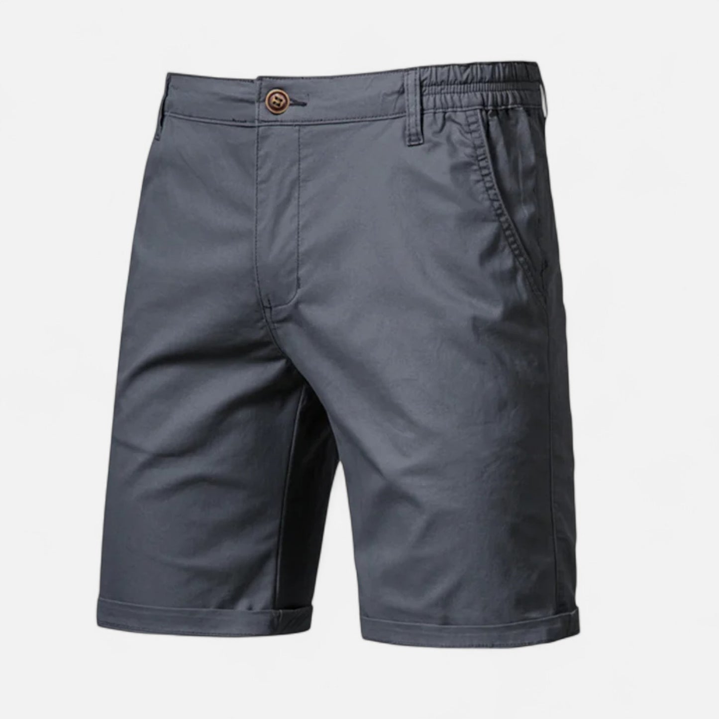Celvarin | Men’s Premium Cotton Shorts with Elastic Waist
