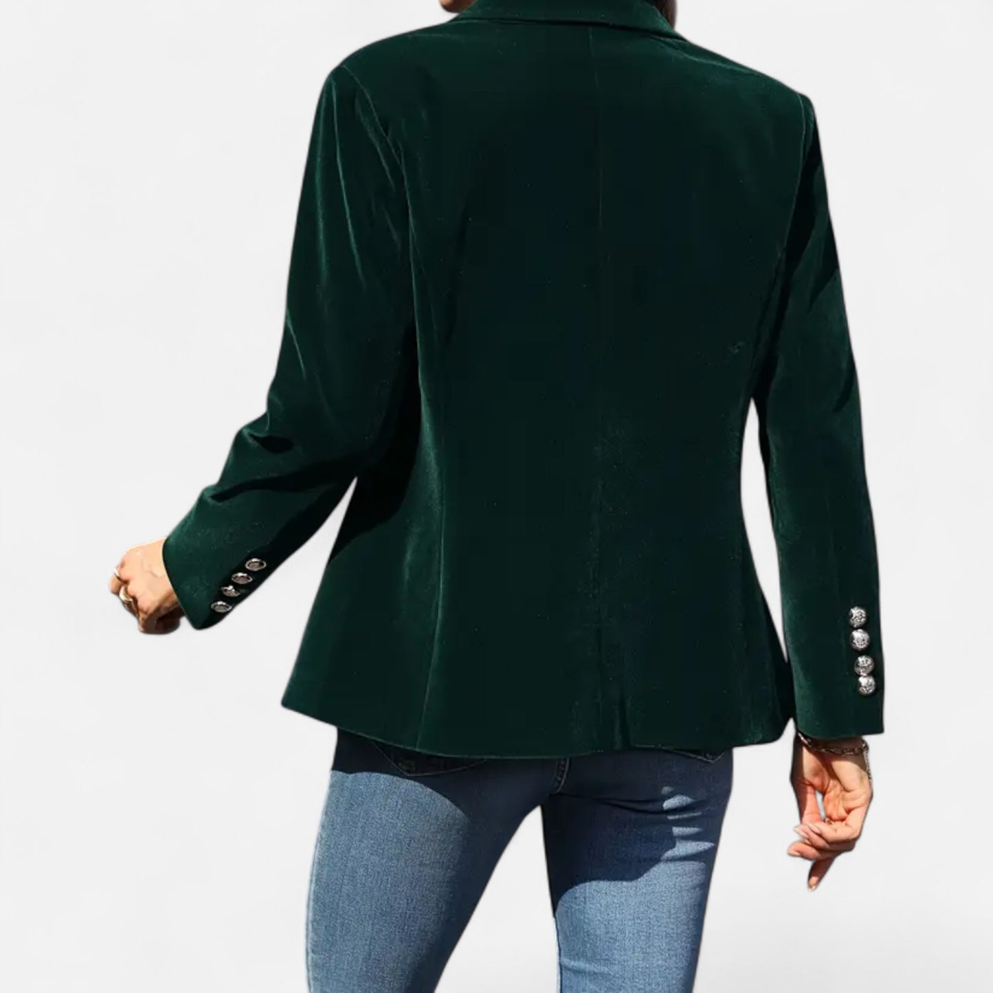 Women’s Heritage Blazer – Refined One-Button Design