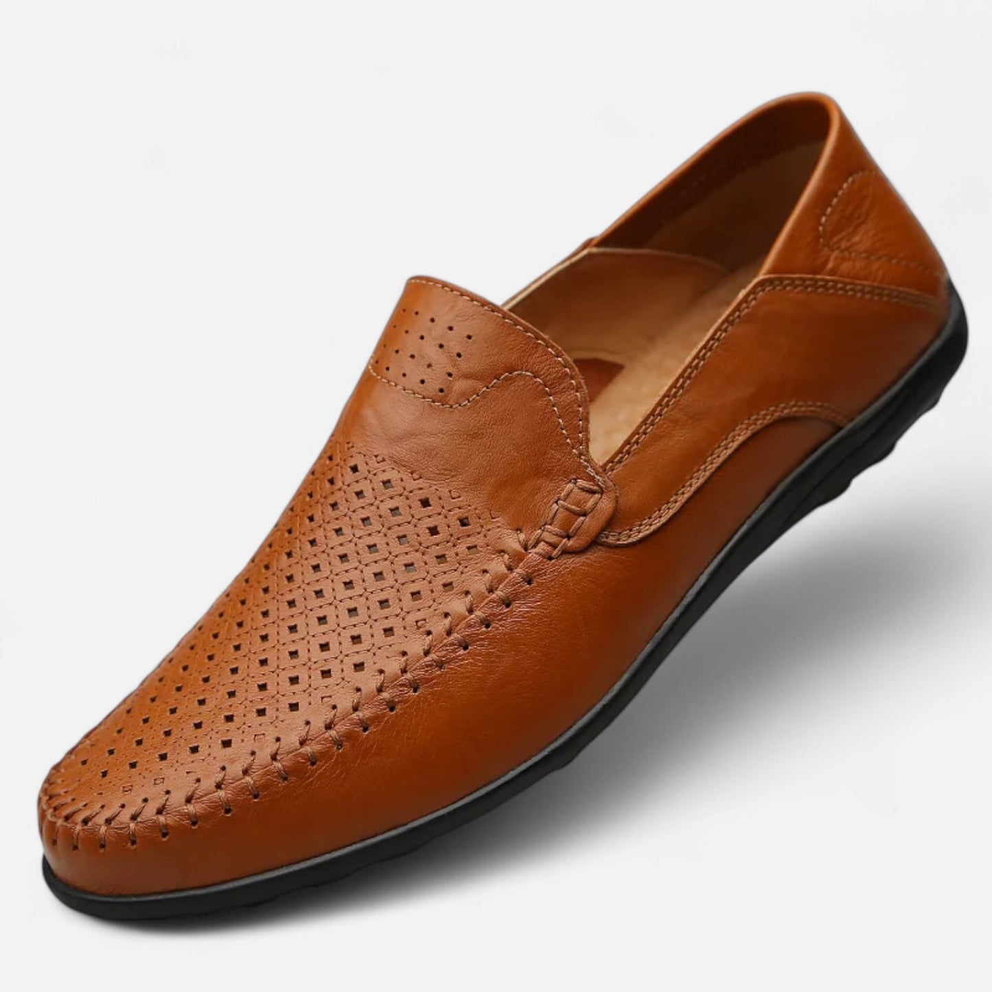 Celvarin | Men’s Premium Genuine Leather Slip-On Loafers – Italian Design